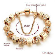 Smiles & Gifts Charm Bracelet Dressed With CZ Diamonds