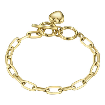 FREEDOM | 18K Gold Chain And Heart Bracelet For Women